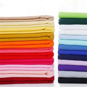 Искусственная хлопковая ткань, чистый хлопок, однотонная пижамная ткань, летний детский хлопок 1m*1.6m