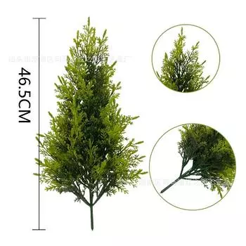 Искусственная имитация рождественской елки, сосна, кипарис, украшение для дома, приветственная имитация сосны, зеленое растение, поддельное растение из сосны, кипарис, горшочек