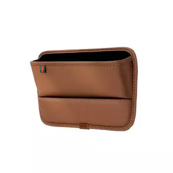 Искусственная кожа, автомобильная консоль, наполнитель бокового сиденья, органайзер для переднего сиденья для ключей от мобильного телефона, мелкие предметы, автомобильный интерьер коричневый