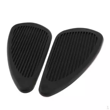 Искусственная кожа Бензобак Тяговая боковая накладка Топливная наколенница Наклейка 9,3, черный