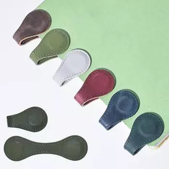 Искусственная кожа Магнитная закладка Многоцветный Доступный Магнитный зажим Закладки Противоскользящие Сильные магнитные маркеры для книг Аксессуары для любителей книг чёрный