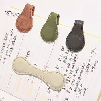 Искусственная кожа Магнитная закладка Многоцветный Доступный Магнитный зажим Закладки Противоскользящие Сильные магнитные маркеры для книг Аксессуары для любителей книг вино красного