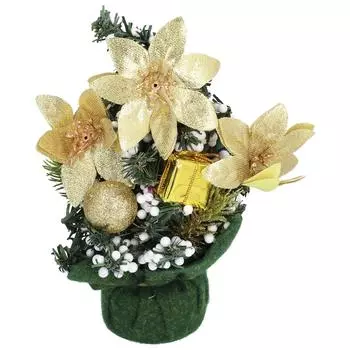 Искусственная новогодняя елка Мини Изысканная Милая Яркая Цвета Настольная Инновационная Новогодняя елка