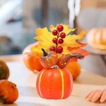 Искусственная пенопластовая тыква, тыква на Хэллоуин, для офиса, настольное украшение Style A