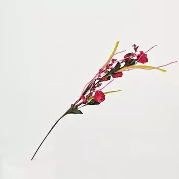 Искусственная роза из пеноматериала с 3 головками, одиночная, цветок для свадебной композиции, домашнее украшение, фото, европейская роза красный