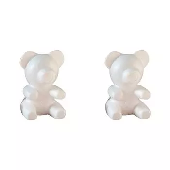 Искусственная роза медведь 20 см пенопласт цветы медведь форма для свадьбы день святого валентина