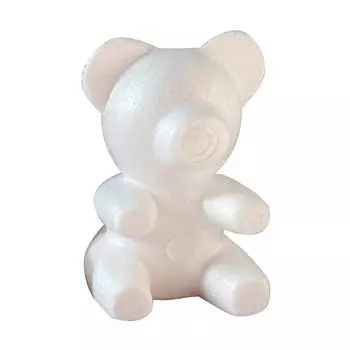 Искусственная роза медведь 20 см пенопласт цветы медведь форма для свадьбы день святого валентина