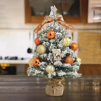 Искусственная Рождественская елка Маленькая Рождественская Мини для Праздника with light