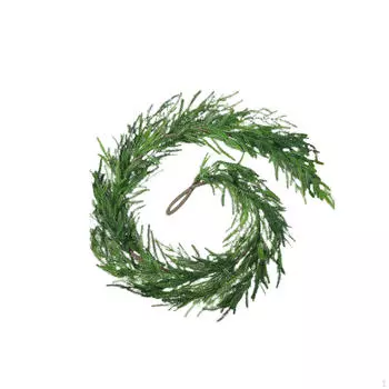 Искусственная рождественская гирлянда из норфолкской сосны, зелень для реквизита 150cm