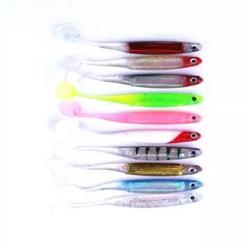 Искусственная рыболовная приманка, мягкая приманка для плавания с червями, джиг-головка, инструмент из силиконовой резины