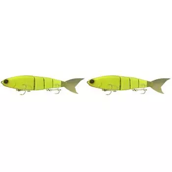 Искусственная рыболовная приманка с двумя крючками Swimbait для ловли окуня (ЛК087 07) #C