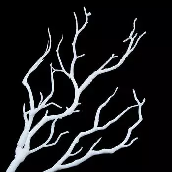 Искусственная ветка дерева 35 см пластиковое растение DIY украшение для цветочного горшка искусственное растение дерево свадебная вечеринка поделки ветки украшение дома кофейный