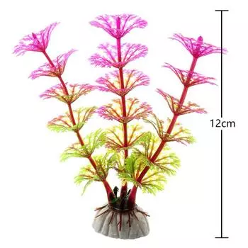 Искусственная водная трава, украшение для аквариума, моделирование гидропонного растения, пейзаж