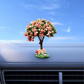 Искусственное дерево бонсай, модель декора приборной панели автомобиля для окна Style G