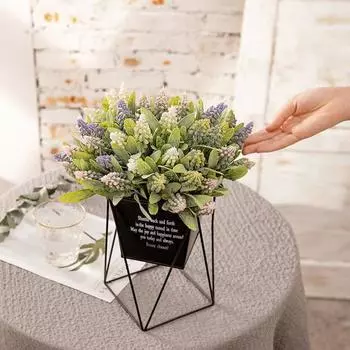 Искусственное растение, экологически чистый яркий цветок из искусственного шелка, устойчивый к ультрафиолетовому излучению, искусственный цветок, зелень для дома белый