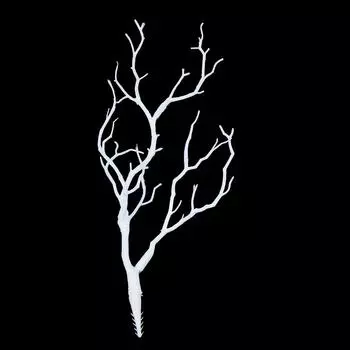 Искусственное растение из сушеного дерева, имитация павлина, ветка коралла, пластиковые цветы, аксессуары для повязки на голову из рогов оленя, свадебные украшения кофейный