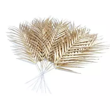 Искусственное растение Пальмовый лист Одинарный золотой свободный хвост Листья Свадебный домашний набор для вечеринки Украшения ailed sunflower зелёный