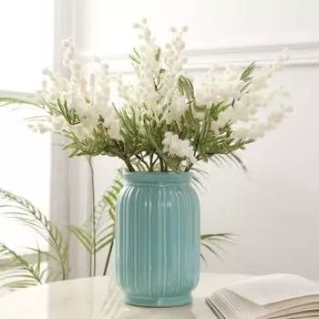 Искусственное растение премиум-класса, детальное экологически чистое моделирование, цветок в форме плетня, имитация растения, искусственный цветок, домашний декор жёлтый