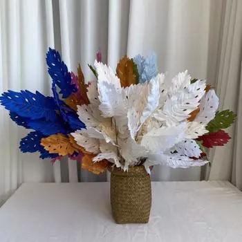 Искусственное растение, привлекательный яркий цвет, свободно изогнутый искусственный цветок, искусственный цветок, украшение свадебного букета, искусственный цветок