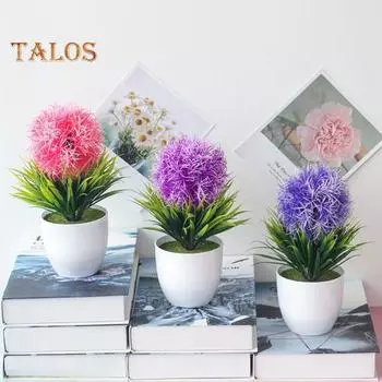 Искусственное растение Snapdragon бонсай для сада, свадьбы, вечеринки, офиса, настольного орнамента, живой город, модный домашний декор one size оранжевый