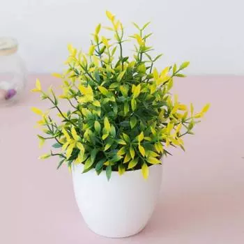 Искусственное растение, сохраняющее свежесть, добавляющее жизненной силы, яркая цветочная композиция, стол, искусственный бонсай, вечеринка красный