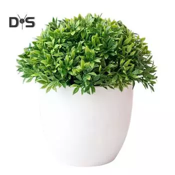 Искусственное растение травяной шар Miniascape Свадебная вечеринка Домашний стол Декор бонсай