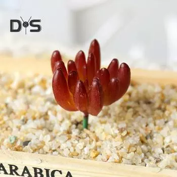 Искусственное суккулентное растение, флокирующее DIY, мебель для домашнего офиса, декор бонсай