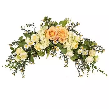 Искусственные цветочные гирлянды, свадебная арка, цветы, 45 см, декоративная гирлянда, искусственные цветы, гирлянда для двери, свадебной вечеринки, стены, домашний декор фиолетовый