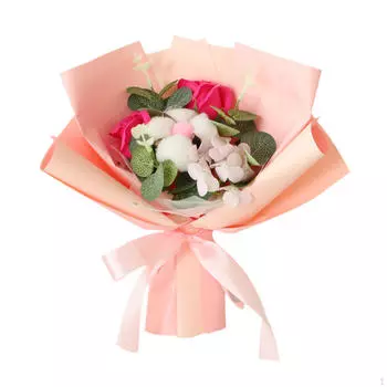 Искусственные цветочные композиции для свадеб и юбилеев розовый