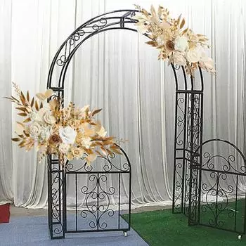 Искусственные цветы для свадебной арки (Упаковка из 2 шт.) Свадебные цветы для свадебных приветственных табличек, украшения и арки с цветами для свадебной церемонии, приема красный