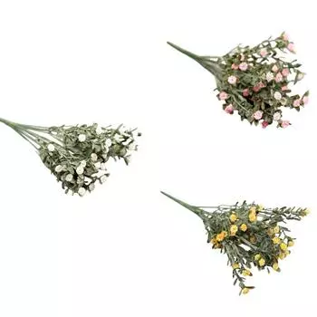 Искусственные цветы гипсофилы с имитацией дыхания младенца, букеты для свадьбы, дня рождения, украшения для дома и сада, искусственные цветы