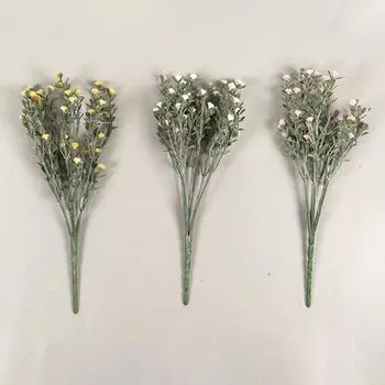 Искусственные цветы гипсофилы с имитацией дыхания младенца, букеты для свадьбы, дня рождения, украшения для дома и сада, искусственные цветы 1pcs