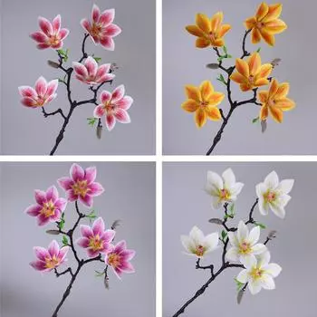 Искусственные цветы Искусственные красивые и живые белый