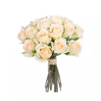 Искусственные цветы, искусственные розы, свадебные букеты, 20 головок, ручные, для аранжировок, свадебных столов, центральных украшений для домашней вечеринки