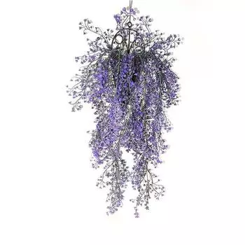 Искусственные цветы ивы Golden Bell Willow, подвесное настенное украшение. зелёный