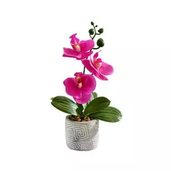 Искусственные цветы орхидеи Цветы в горшках Искусственные цветы Искусственный фаленопсис Искусственный