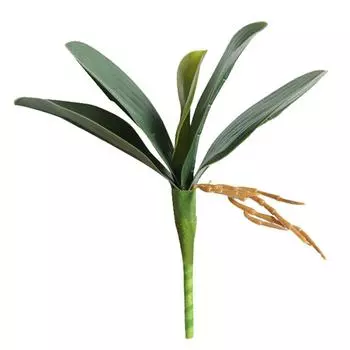 Искусственные листья орхидеи букет имитация растения домашний офис композиция пластиковое растение