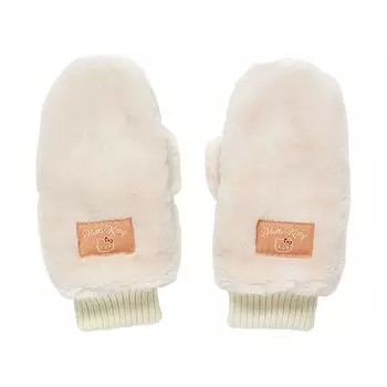 Искусственные меховые варежки Hello Kitty с пальцами, защита от холода 379492 [Sanrio]