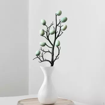 Искусственные пасхальные яйца, ветки, украшения, креативный простой ствол дерева для Green Egg