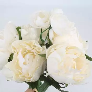 Искусственные пионы, шелковые цветы, 8 головок/букет, украшение для дома, свадьбы, вечеринки, декор стола