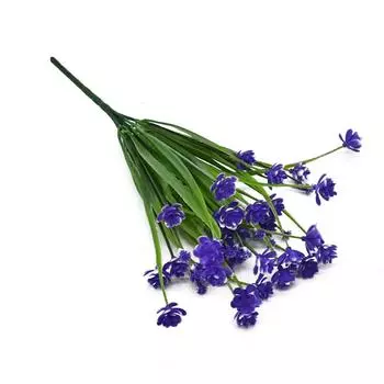 Искусственные пластиковые листья цветов 7 веток цветочный бонсай украшение для дома жёлтый