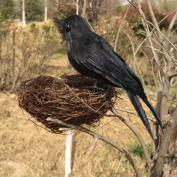 Искусственные птицы, елочные украшения, украшение для сада и дома, вечеринка 16cm