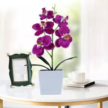 Искусственные растения Fadeless Lifeful Пластиковые искусственные растения бонсай для сада красный