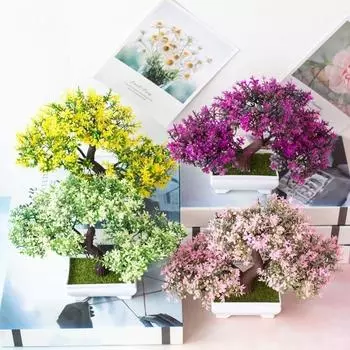 Искусственные растения и цветы Поддельные DIY Домашний цветочный декор Украшение сада