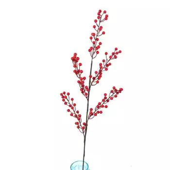 Искусственные растения, имитация ягод, самодельные искусственные ягоды, украшение для фестиваля на Рождество