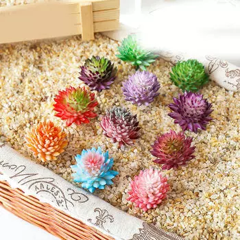 Искусственные растения компактные, премиум-класса, искусственные растения без горшков для садовой композиции, свадебного декора, лотоса 5 pieces