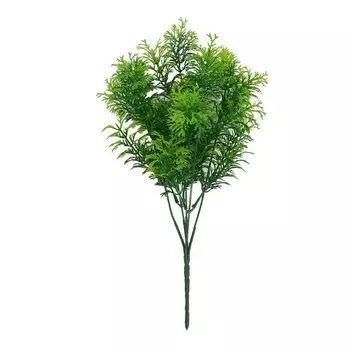 Искусственные растения Лист Куст Домашний офис Сад Внутренний-наружный-Декор 5 fork tower pine