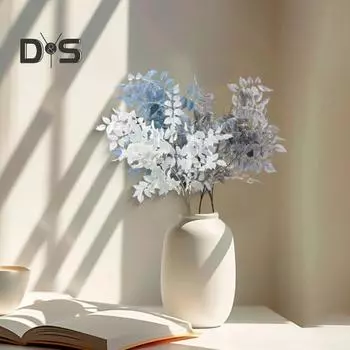 Искусственные растения, реалистичная пластиковая поддельная зелень, свадебная вечеринка, домашний офис, центральный элемент стола, красочные искусственные листья, растения, ветки, украшение шампанского