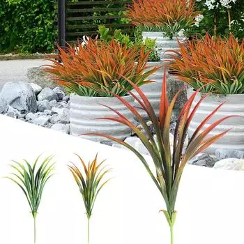 Искусственные растения Зелень Дома Крытый Офис оранжевый