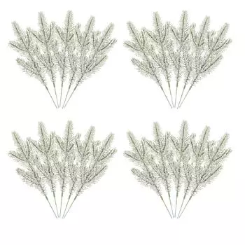 Искусственные сосновые ветки, искусственные кедровые ветки, стебли, сосновые листья, венок из рождественской елки, своими руками, поделки, рождественская свадьба, украшение для вечеринки дома